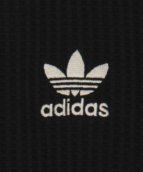 adidas(アディダス)の「adidas/アディダス WAFFLE TRACK TOP(ブルゾン・メンズ・オフホワイト/ブラック・MEDIUM/SMALL/LARGE/X-LARGE/X-SMALL)」の8枚目の写真