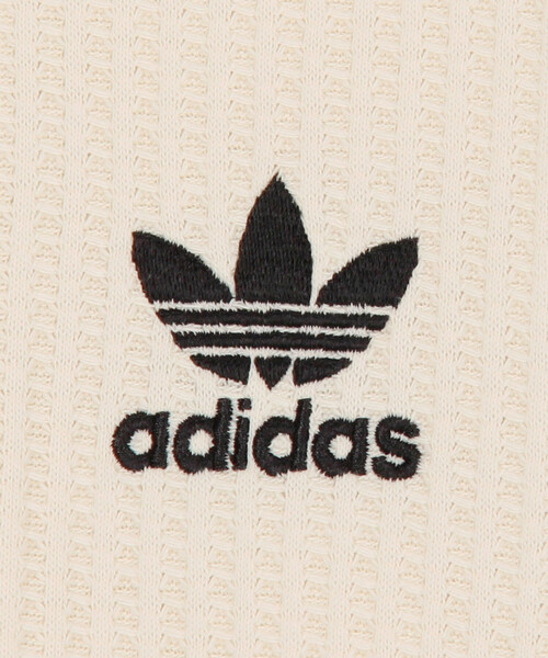 adidas(アディダス)の「adidas/アディダス WAFFLE TRACK TOP(ブルゾン・メンズ・オフホワイト/ブラック・MEDIUM/SMALL/LARGE/X-LARGE/X-SMALL)」の11枚目の写真