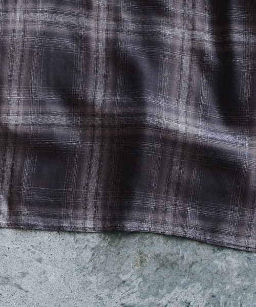 LIDNM（リドム）の「RAYON OMBRE WESTERN SHIRT（シャツ/ブラウス・メンズ・ブラウン系その他・SMALL/MEDIUM/LARGE）」の12枚目の写真