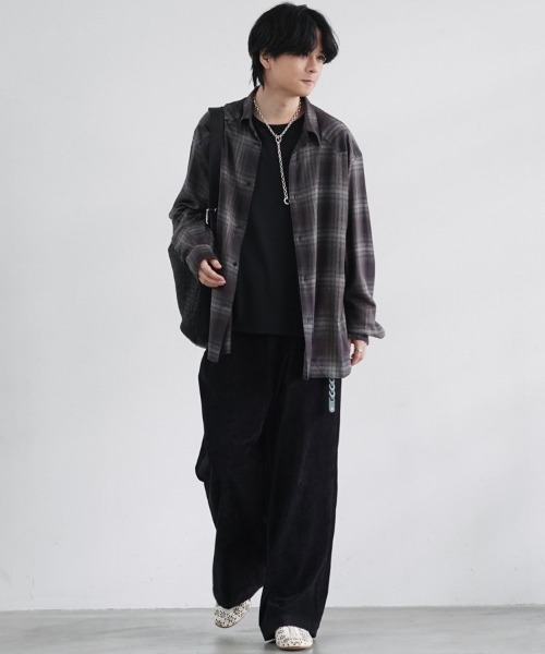 LIDNM(リドム)の「RAYON OMBRE WESTERN SHIRT(シャツ/ブラウス・メンズ・ブラウン系その他・SMALL/MEDIUM/LARGE)」の20枚目の写真