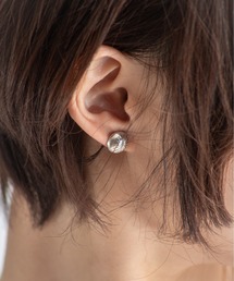 Harpo（アルポ）の「【HARPO】コンチョピアス　シンプル 銀製 シルバーピアス（ピアス（両耳用））」