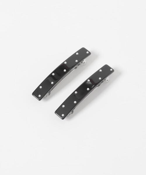 URBAN RESEARCH ROSSO WOMEN（アーバンリサーチ　ロッソ）の「『WEB限定』パールバレッタSET（バレッタ/ヘアクリップ・レディース・ブラック・-）」の3枚目の写真