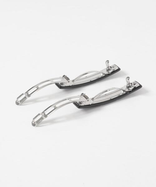 URBAN RESEARCH ROSSO WOMEN（アーバンリサーチ　ロッソ）の「『WEB限定』パールバレッタSET（バレッタ/ヘアクリップ・レディース・ブラック・-）」の4枚目の写真