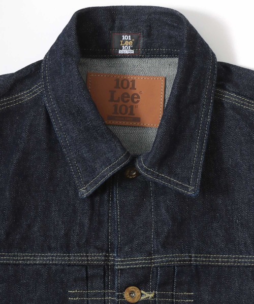 Lee（リー）の「2026SS Lee/リー 101周年記念特別モデル 101-J COWBOY JACKET カウボーイデニムジャケット 101thANNIVERSARY  日本製（デニムジャケット・メンズ・ワンウォッシュ・M/L/XL）」の4枚目の写真