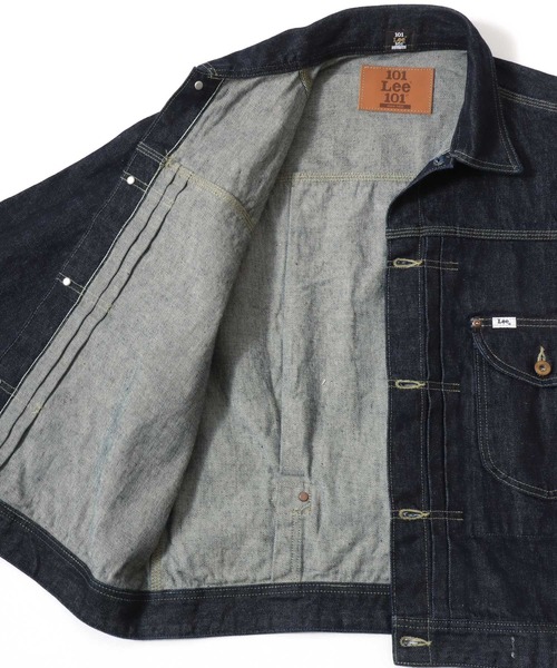 Lee（リー）の「2026SS Lee/リー 101周年記念特別モデル 101-J COWBOY JACKET カウボーイデニムジャケット 101thANNIVERSARY  日本製（デニムジャケット・メンズ・ワンウォッシュ・M/L/XL）」の14枚目の写真