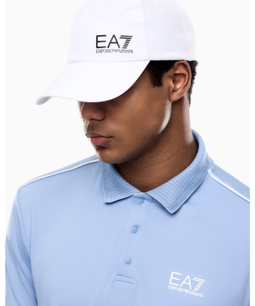 EMPORIO ARMANI EA7（エンポリオアルマーニイーエーセブン）の「【エンポリオ アルマーニ EA7】TENNIS PRO ベースボールキャップ（キャップ・メンズ・ホワイト系・SMALL/MEDIUM）」の5枚目の写真