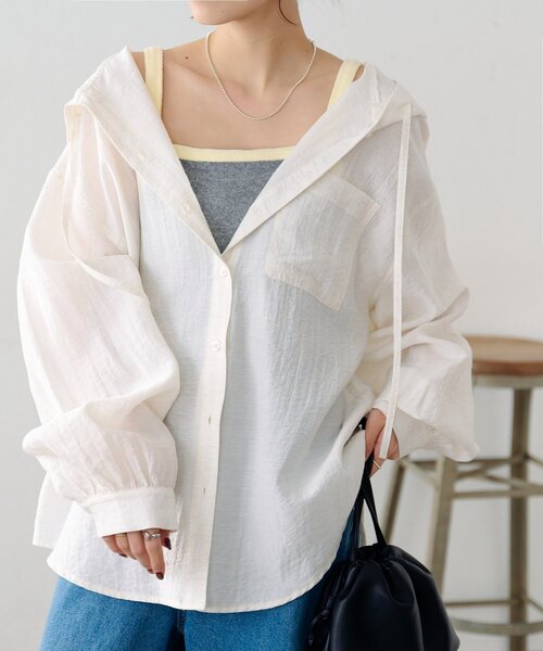 DISCOAT（ディスコート）の「【SS先行予約】パイルリングドットパイピングアンサンブル（アンサンブル・レディース・グレー/アイボリー/ブラック・FREE）」の21枚目の写真