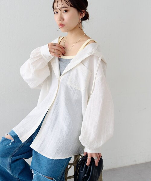 DISCOAT（ディスコート）の「【SS先行予約】パイルリングドットパイピングアンサンブル（アンサンブル・レディース・グレー/アイボリー/ブラック・FREE）」の22枚目の写真