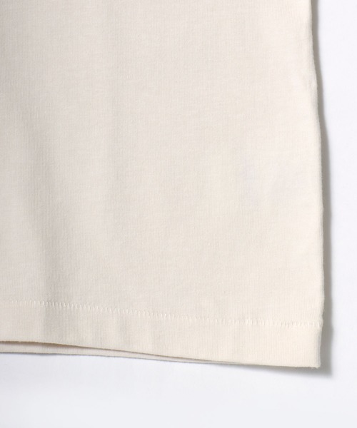 Lazar(ラザル)の「Lee/リー BANDANA SS TEE/オーバーサイズ バンダナプリント ロゴ ワンポイント 半袖Tシャツ/レディース メンズ(Tシャツ/カットソー・メンズ・ネイビー/オフホワイト・M/L/XL)」の12枚目の写真