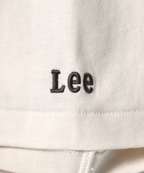 Lazar(ラザル)の「Lee/リー BANDANA SS TEE/オーバーサイズ バンダナプリント ロゴ ワンポイント 半袖Tシャツ/レディース メンズ(Tシャツ/カットソー・メンズ・ネイビー/オフホワイト・M/L/XL)」の11枚目の写真