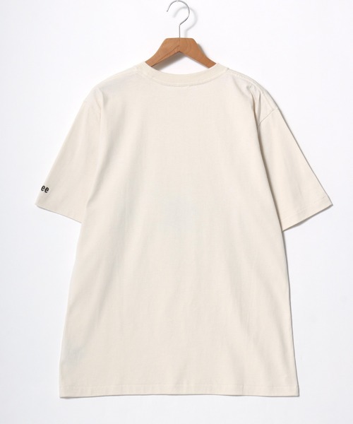Lazar(ラザル)の「Lee/リー BANDANA SS TEE/オーバーサイズ バンダナプリント ロゴ ワンポイント 半袖Tシャツ/レディース メンズ(Tシャツ/カットソー・メンズ・ネイビー/オフホワイト・M/L/XL)」の7枚目の写真