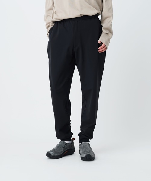 Snow Peak(スノーピーク)の「Snow Peak / Tricot Slim Pants トリコットスリムパンツ(スラックス・メンズ・ブラック/杢グレー・S/M/L/XL)」の2枚目の写真