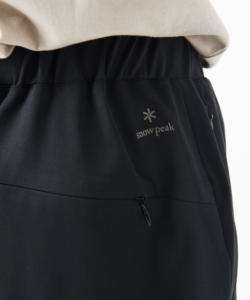 Snow Peak(スノーピーク)の「Snow Peak / Tricot Slim Pants トリコットスリムパンツ(スラックス・メンズ・ブラック/杢グレー・S/M/L/XL)」の8枚目の写真