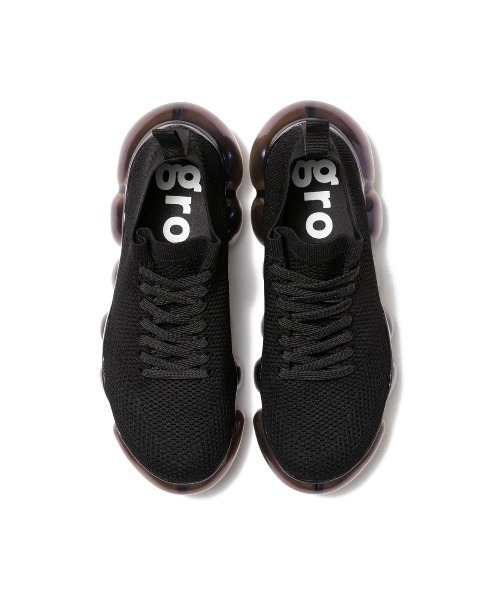 grounds(グラウンズ)の「grounds【グラウンズ】- ウィメンズ スニーカー【JEWELRYAURORAR1 BLACK/TP-BLACKAURORA 550】(スニーカー・メンズ・ブラック・27.5cm/26.0cm/25.5cm/24.0cm)」の5枚目の写真