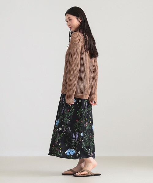 Demi-Luxe BEAMS(デミルクス ビームス)の「3ゲージ コットン メッシュ プルオーバー(ニット/セーター・レディース・ホワイト系その他6/ライトブラウン・ONE SIZE)」の14枚目の写真