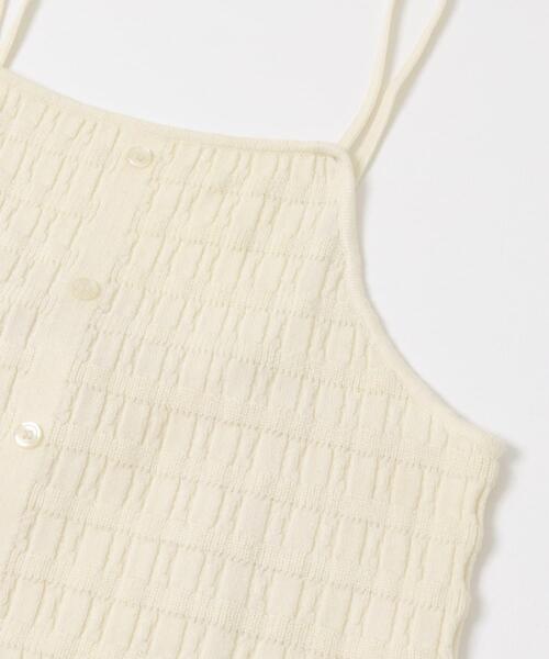 SENSE OF PLACE by URBAN RESEARCH（センスオブプレイスバイアーバンリサーチ）の「『洗濯可』ホルターネックボタンビスチェ（その他トップス・レディース・アイボリー/ネイビー/ブラウン・ONE）」の11枚目の写真