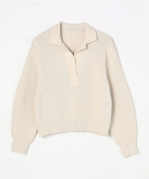 COMME CA（コムサ）の「リリヤーン スキッパープルオーバー（ニット/セーター・レディース・ブルー/キナリ・9号）」の10枚目の写真