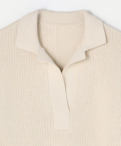 COMME CA（コムサ）の「リリヤーン スキッパープルオーバー（ニット/セーター・レディース・ブルー/キナリ・9号）」の13枚目の写真