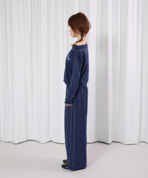 FCMM(エフシーエムエム)の「【日本限定】STUDS SWEAT PANTS / スタッズスウェットパンツ(スウェットパンツ・レディース・ネイビー/グレー・MEDIUM/SMALL)」の17枚目の写真