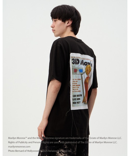DISCOVERED(ディスカバード)の「MARILYN MONROE TEE (MAGAZINE)(Tシャツ/カットソー・メンズ・ホワイト/ブラック・LARGE/SMALL)」の7枚目の写真
