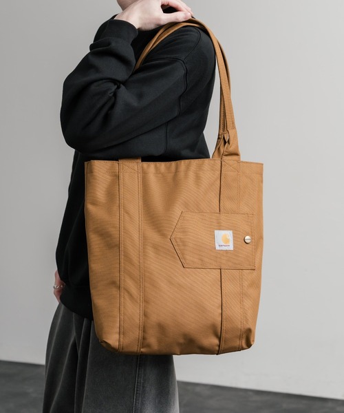 Carhartt（カーハート）の「Carhartt カーハート バーティカルオープン縦型トートバッグ（トートバッグ・メンズ・ブラック/ブラウン・FREE）」の2枚目の写真