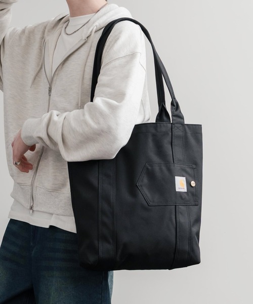 Carhartt（カーハート）の「Carhartt カーハート バーティカルオープン縦型トートバッグ（トートバッグ・メンズ・ブラック/ブラウン・FREE）」の16枚目の写真