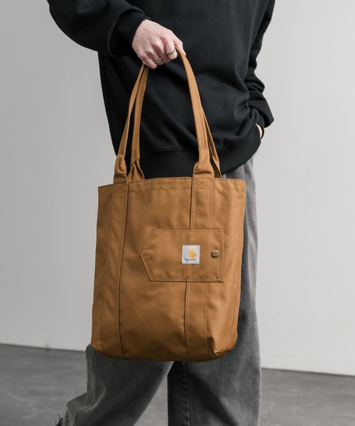Carhartt（カーハート）の「Carhartt カーハート バーティカルオープン縦型トートバッグ（トートバッグ・メンズ・ブラック/ブラウン・FREE）」の18枚目の写真