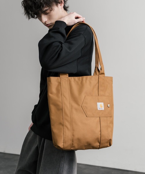 Carhartt（カーハート）の「Carhartt カーハート バーティカルオープン縦型トートバッグ（トートバッグ・メンズ・ブラック/ブラウン・FREE）」の19枚目の写真