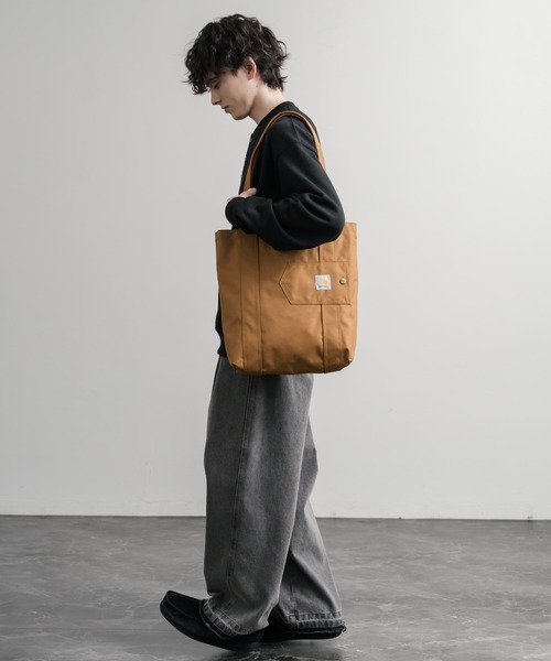 Carhartt（カーハート）の「Carhartt カーハート バーティカルオープン縦型トートバッグ（トートバッグ・メンズ・ブラック/ブラウン・FREE）」の21枚目の写真