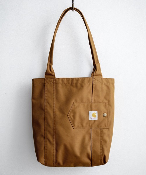 Carhartt（カーハート）の「Carhartt カーハート バーティカルオープン縦型トートバッグ（トートバッグ・メンズ・ブラック/ブラウン・FREE）」の3枚目の写真