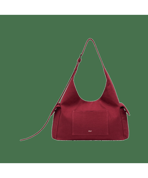 mur（ミュール）の「Noma Pocket Hobo Bag (7color)（ショルダーバッグ・レディース・ブラック/ダークブラウン/イエロー/Cream/バーガンディー/ネイビー/ベージュ・FREE）」の7枚目の写真