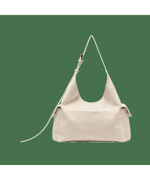 mur（ミュール）の「Noma Pocket Hobo Bag (7color)（ショルダーバッグ・レディース・ブラック/ダークブラウン/イエロー/Cream/バーガンディー/ネイビー/ベージュ・FREE）」の6枚目の写真
