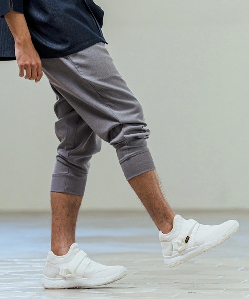 Magine(マージン)の「mp14657- TR Stretch Easy Rib Hem Cropped Tapered Pants クロップドテーパードパンツ(MGN-261-017)(その他パンツ・メンズ・チャコールグレー/ミックスグレー/ブラック・48/46/44)」の11枚目の写真