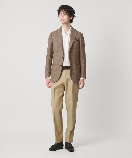 UNITED ARROWS(ユナイテッドアローズ)の「ピンヘッド シングル 3ボタン テーラードジャケット C-MODEL(テーラードジャケット・メンズ・ブラウン系・48/46/50/44)」の2枚目の写真