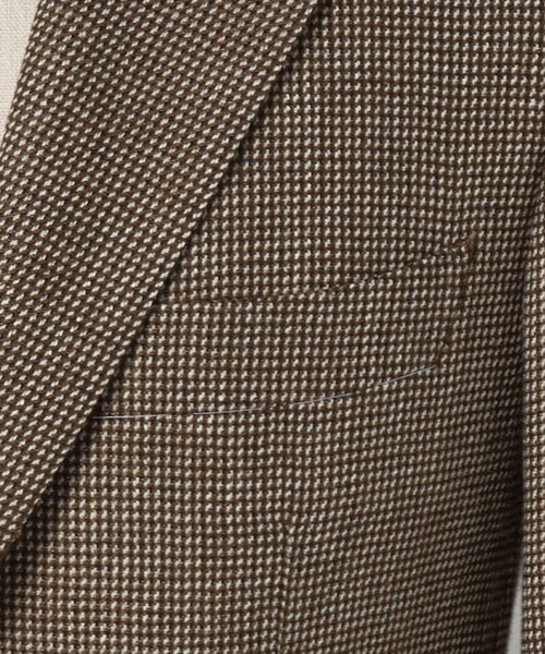 UNITED ARROWS(ユナイテッドアローズ)の「ピンヘッド シングル 3ボタン テーラードジャケット C-MODEL(テーラードジャケット・メンズ・ブラウン系・48/46/50/44)」の9枚目の写真