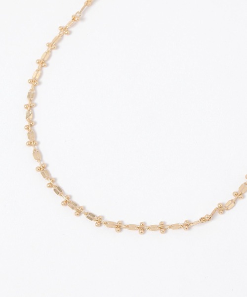 LEPSIM（レプシィム）の「デザインショートネックレス　647063（ネックレス・レディース・ゴールド/シルバー系その他/シルバー・ONE SIZE）」の3枚目の写真