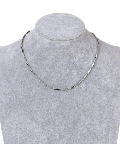 LEPSIM（レプシィム）の「デザインショートネックレス　647063（ネックレス・レディース・ゴールド/シルバー系その他/シルバー・ONE SIZE）」の6枚目の写真