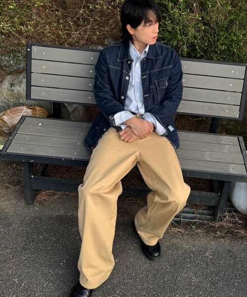 WHOLOVESART(フーラブズアート)の「ツイストボリュームカーブドコットンパンツベージュ(その他パンツ・メンズ・その他・MEDIUM/LARGE/X-LARGE)」の3枚目の写真