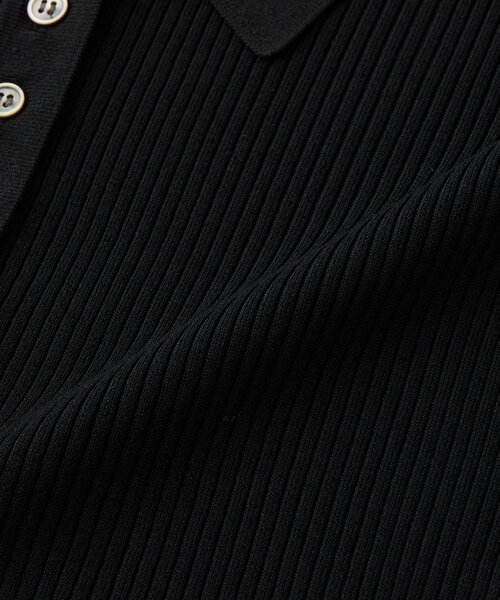 RIVE DROITE（リヴドロワ）の「予約【オンオフ使える】クールフィールポロニット（ニット/セーター・レディース・オフホワイト/グリーン/ブラック・FREE）」の7枚目の写真