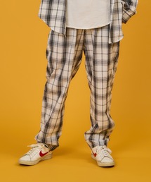 BURLAP OUTFITTER 【バーラップアウトフィッター】 - SEERSUCKER PLAID TRACK PANT