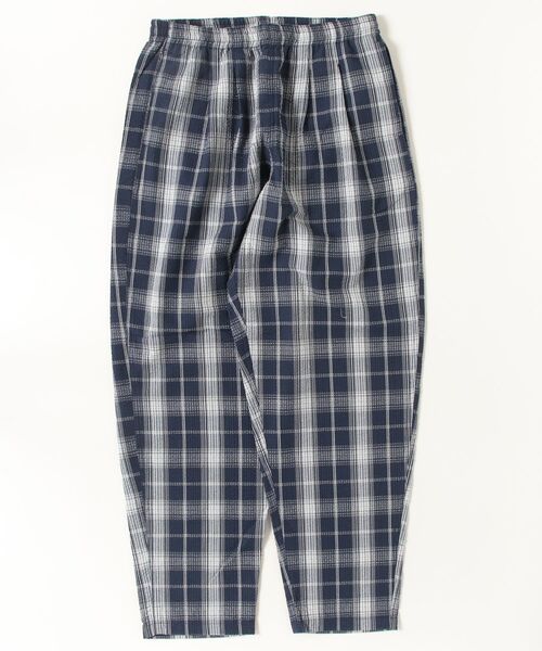 BURLAP OUTFITTER(バーラップアウトフィッター)の「BURLAP OUTFITTER 【バーラップアウトフィッター】 - SEERSUCKER PLAID TRACK PANT(その他パンツ・メンズ・ブラック系/ネイビー系/ホワイト×ブラック・LARGE/X-LARGE/MEDIUM)」の11枚目の写真