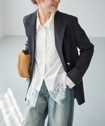 Spick & Span | 《手洗い可 / 追加》レースタイプライターシャツ(シャツ/ブラウス)