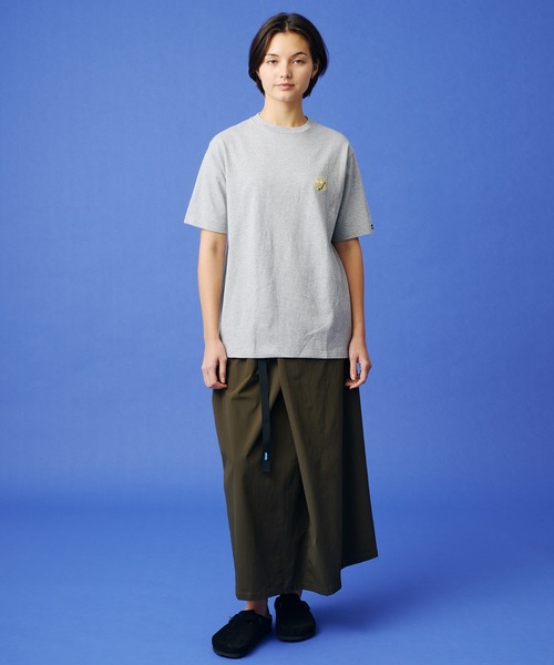 KAVU(カブー)の「KAVU/カブー Wrap skirt/ラップスカート(スカート・レディース・ネイビー/オリーブ/サンドグレー・ONE SIZE)」の3枚目の写真