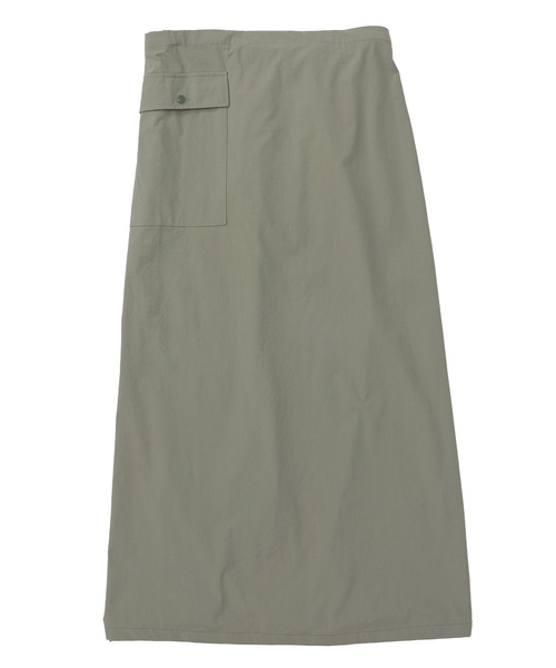 KAVU(カブー)の「KAVU/カブー Wrap skirt/ラップスカート(スカート・レディース・ネイビー/オリーブ/サンドグレー・ONE SIZE)」の5枚目の写真