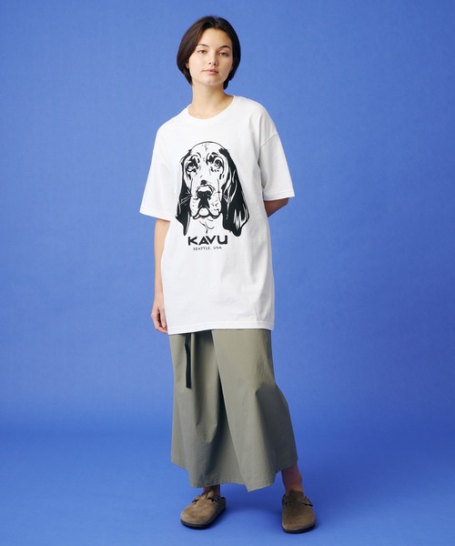 KAVU(カブー)の「KAVU/カブー Wrap skirt/ラップスカート(スカート・レディース・ネイビー/オリーブ/サンドグレー・ONE SIZE)」の10枚目の写真