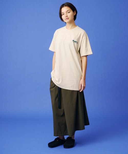 KAVU(カブー)の「KAVU/カブー Wrap skirt/ラップスカート(スカート・レディース・ネイビー/オリーブ/サンドグレー・ONE SIZE)」の18枚目の写真