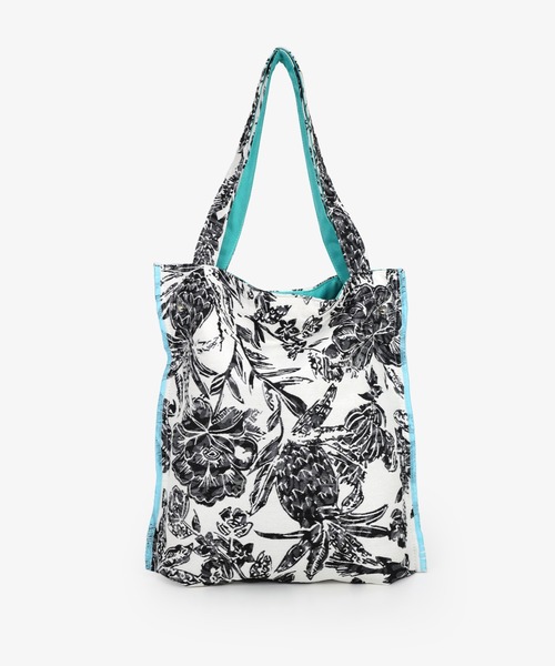 T・S・L（ティーエスエル）の「柄A4トートバッグ（トートバッグ・レディース・グリーン/ピンク/ターコイズブルー・FREE）」の3枚目の写真