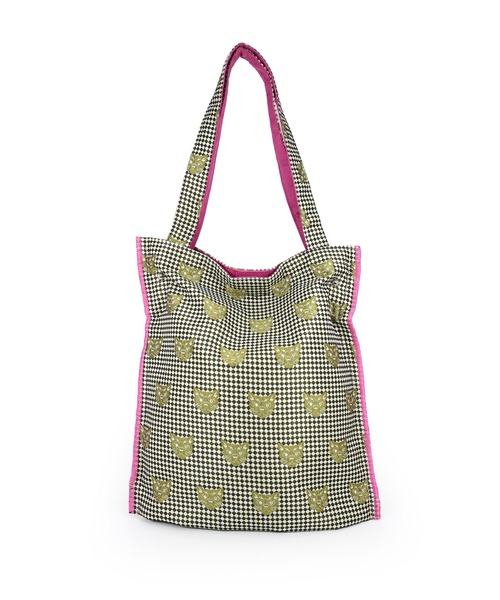 T・S・L（ティーエスエル）の「柄A4トートバッグ（トートバッグ・レディース・グリーン/ピンク/ターコイズブルー・FREE）」の14枚目の写真