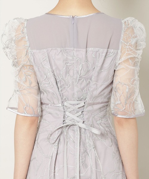 WILLSELECTION(ウィルセレクション)の「刺繍レースアシンメトリーマーメイドワンピース(ドレス・レディース・ピンク/ラベンダー/ブラック・FREE)」の18枚目の写真
