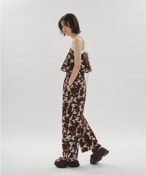 emmi(エミ)の「ジャガードタックパンツ【セットアップ対応】(その他パンツ・レディース・ミント/アイボリー・0/1)」の11枚目の写真